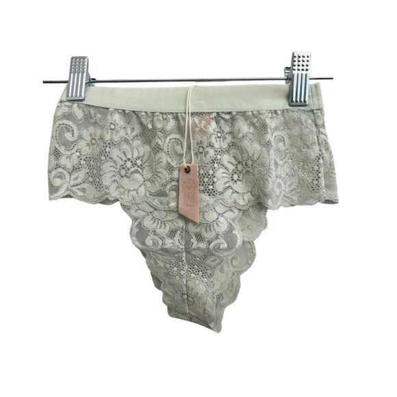 Free People HAH Spin Me Panty Light Blue - Picture 3 of 5